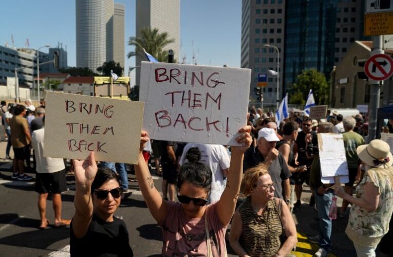 Israelis demand release of hostages held by Hamas