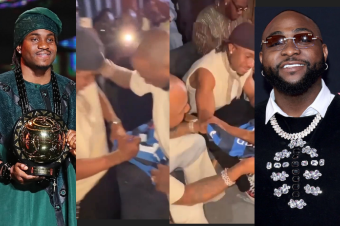 Ademola Lookman Meets Davido in Lagos