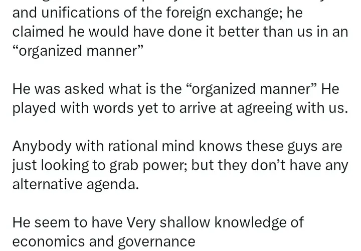 Presidency Reacts After Peter Obi Agreed With BAT’s Policy But Said He Would’ve Done It Better –