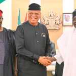 Defection Drama: Governor Umo Eno Joins APC, Meets Tinubu Alongside Senate President Akpabio