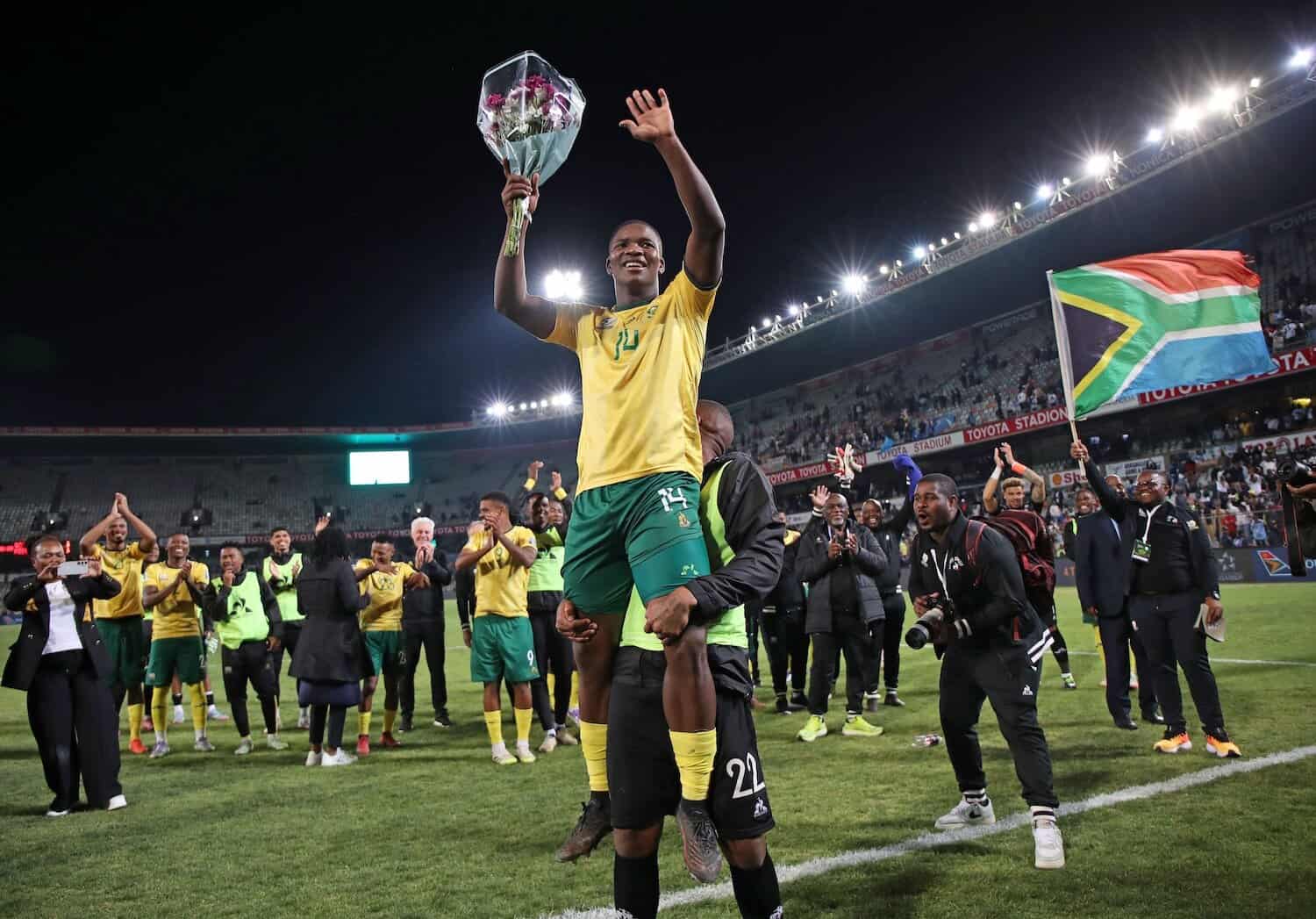 Mbokazi looks right at home in stellar Bafana display