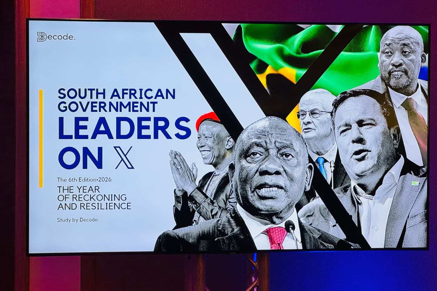 Ramaphosa leading on X, report finds, but SA ‘needs leaders who are present’